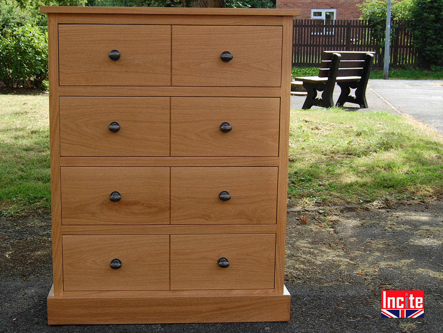Custom Made to Measure Oak Chest of Drawers Incite Derby